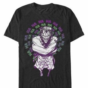 **SALE**  Men's BRAND NEW Black 3XL DC COMIC"S JOKER T-shirt